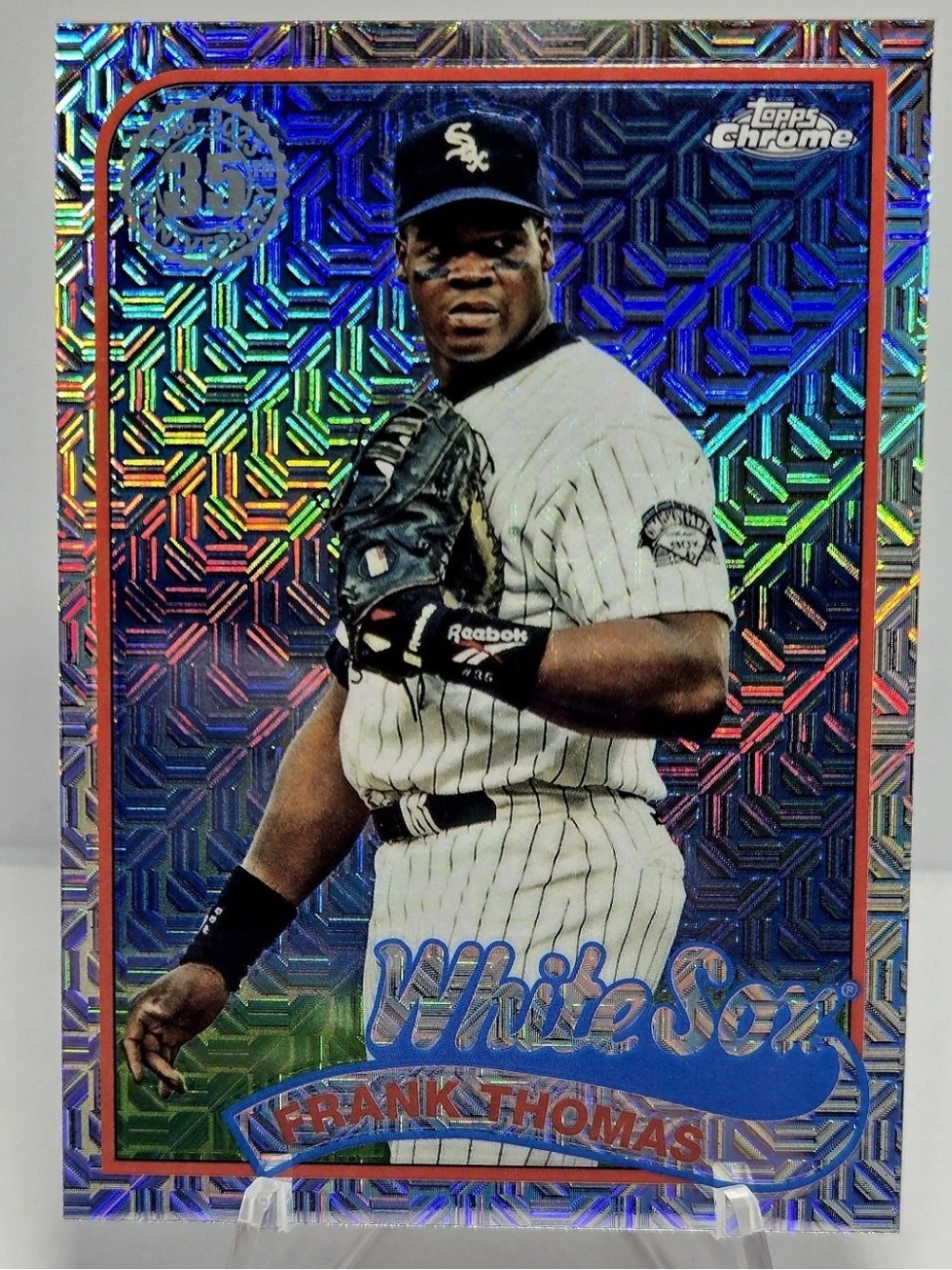 2024 Topps Chrome Silver Refractor Frank Thomas Card